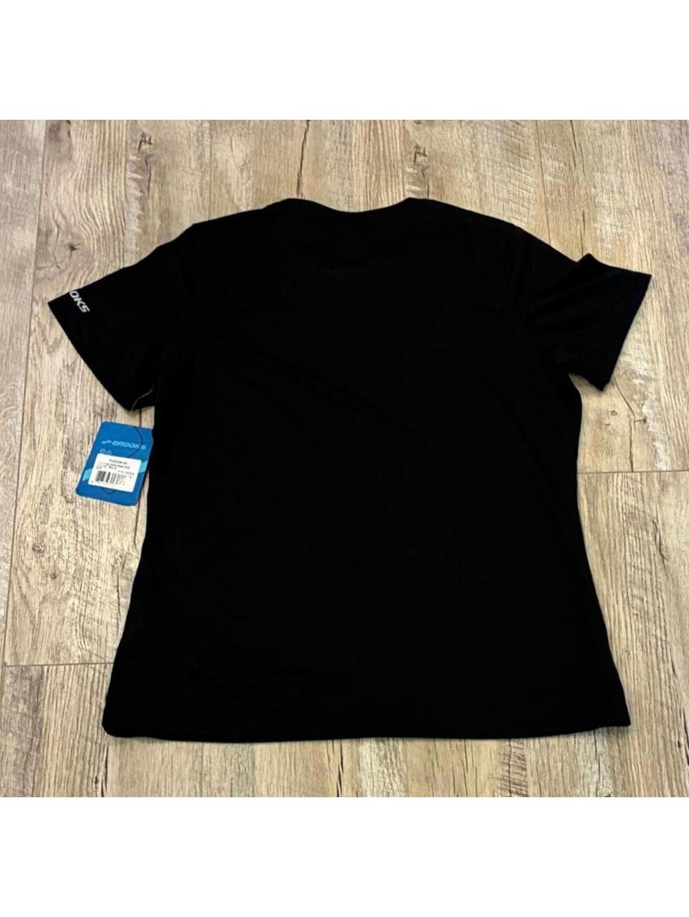 Brand New with Tags Women's Brooks Podium SS Black T-Shirt Large - Picture 3 of 7